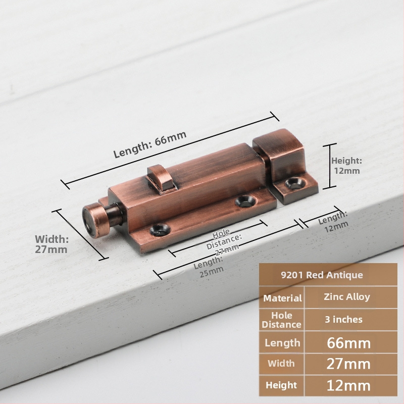 Zasun za vrata i prozore tipa A, model 9202, cink legura, antički stil, marka Aichmann