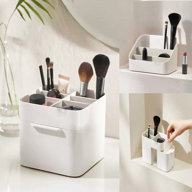 Stolni organizator s ladicama — plast, prilagodljiv, 2022 zima, Nordic stil