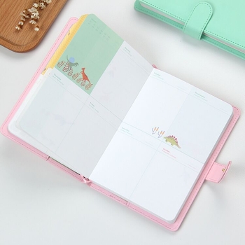 Notebook σε ιαπωνικό στυλ για μαθητές, με χαλατή δέσμευση (loose-leaf), PU εξώφυλλο, Daolin χαρτί, 200–300 σελίδες, στυλ γραφείου