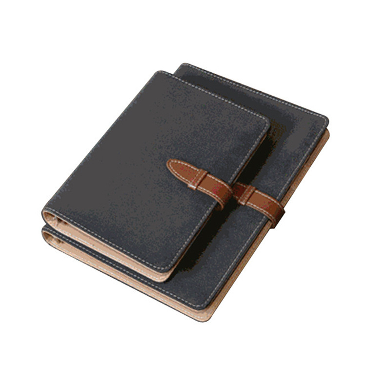 Ημερολόγιο YH113 με εξώφυλλο από συνθετικό δέρμα, χαλαρή δέση με φύλλα, χαρτί 80 g/m², 100–200 σελίδες