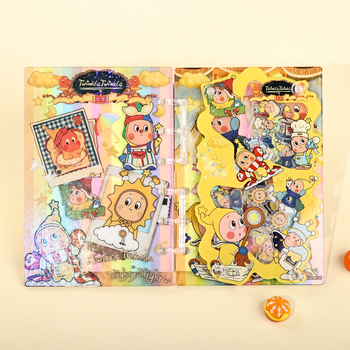 Caiet cu copertă din acrilic, legătură cu foi detașabile Loose-Leaf, hârtie din pulpă de lemn originală, 1–50 pagini