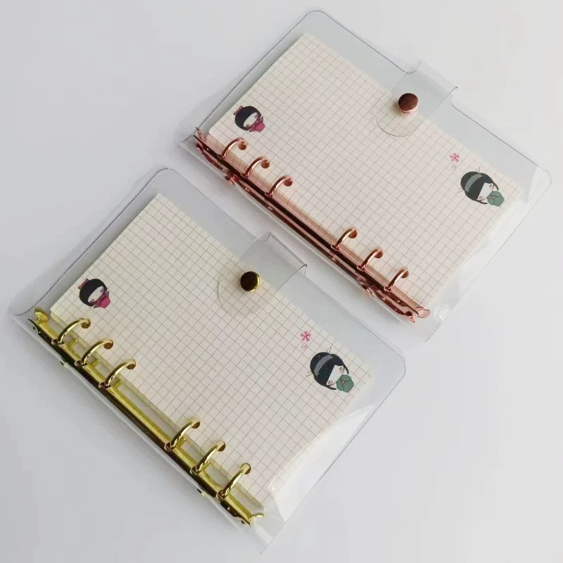 Jurnal de mână cu copertă PVC și foi detașabile — Stil Creativ, Hârtie cu greutate diferită