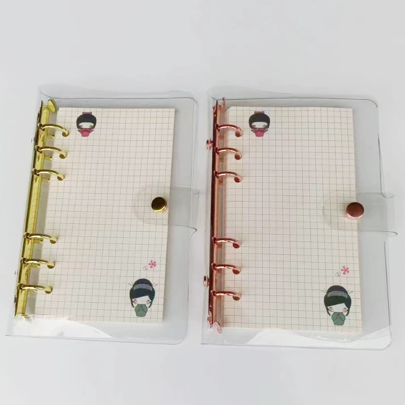 Jurnal de mână cu copertă PVC și foi detașabile — Stil Creativ, Hârtie cu greutate diferită