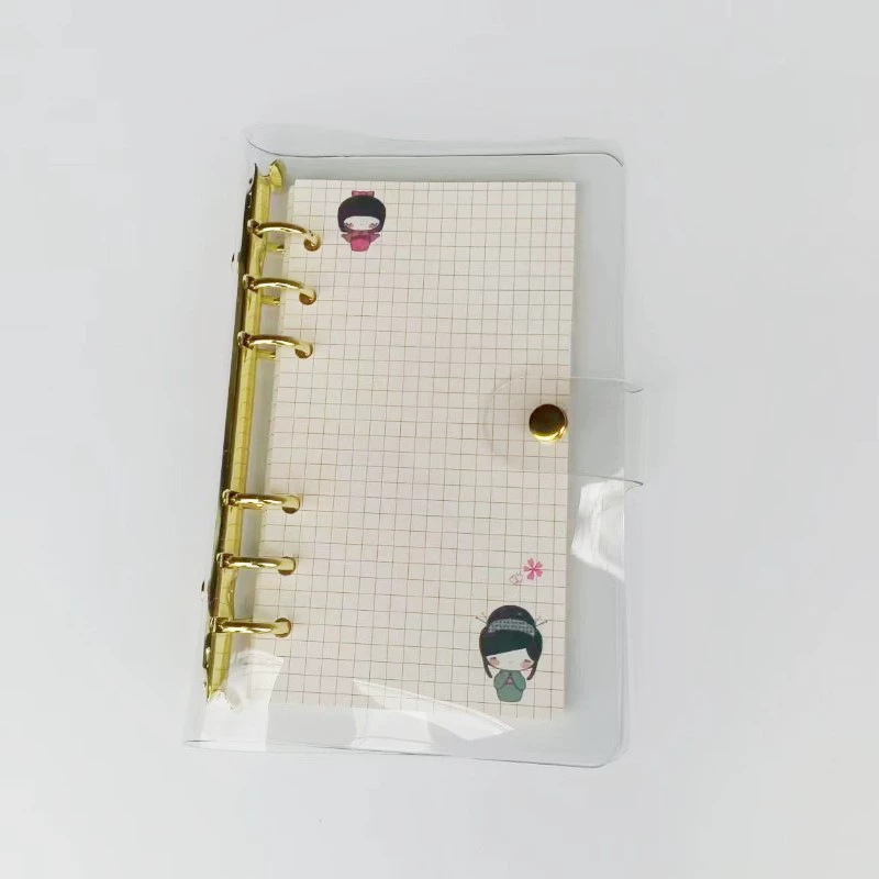 Jurnal de mână cu copertă PVC și foi detașabile — Stil Creativ, Hârtie cu greutate diferită