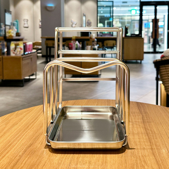 Raft de depozitare pentru ustensile de bucătărie din oțel inoxidabil 304 — multifuncțional, mobil, fără montaj, cu suport pentru cuțite, tocător și capace cu drenaj