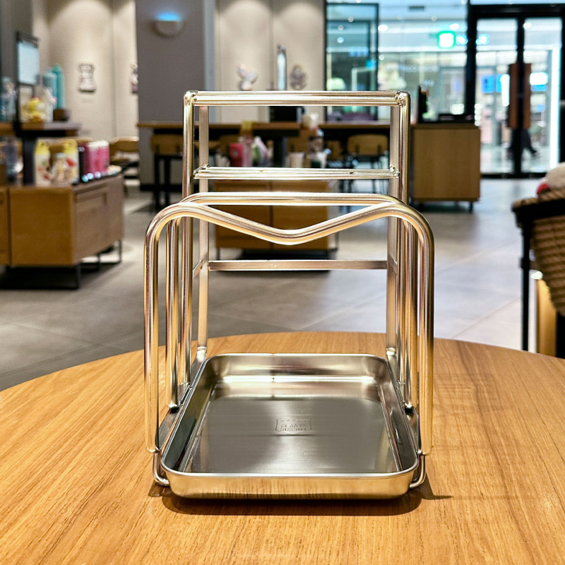 Raft de depozitare pentru ustensile de bucătărie din oțel inoxidabil 304 — multifuncțional, mobil, fără montaj, cu suport pentru cuțite, tocător și capace cu drenaj