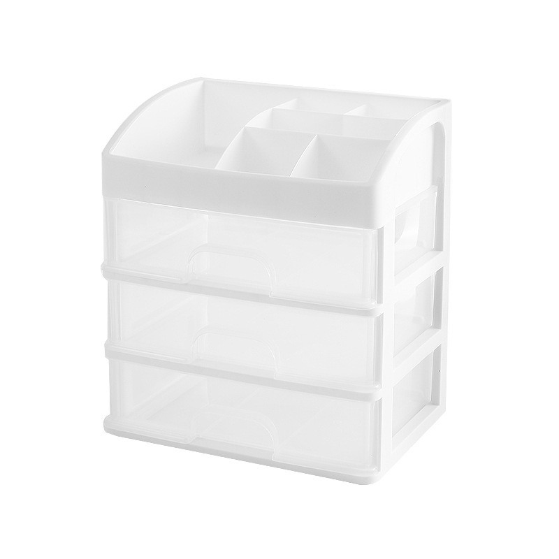 Prozirna ladica stolna kutija za šminku, 2 L kapacitet, plast PP, moderni minimalistički organizator za pohranu