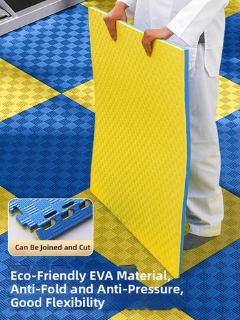 Taekwondo EVA podložka na pod s tlmením hluku a tlmením otrasov – Univerzálne použitie, balenie 5 kusov, športové podložky