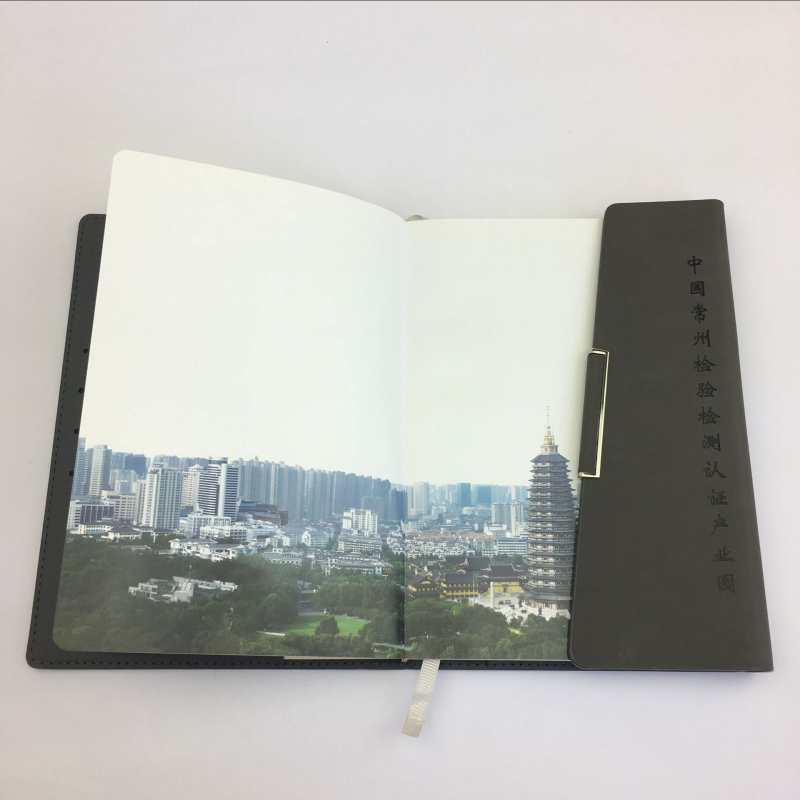 Jurnal de buzunar cu copertă din piele sintetică, legare cu sârmă, hârtie bej ecologică din pădure, 80 g/m², 100 pagini