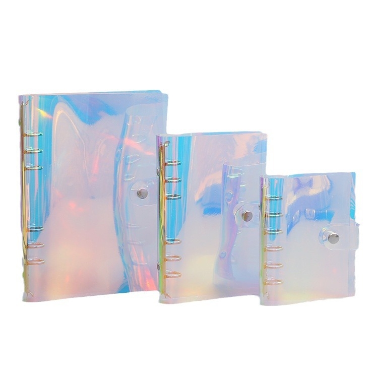 Σημειωματάριο με εξώφυλλο από PVC, δέσιμο με φύλλα, PVC περιεχόμενο, στυλ επιχειρηματικού γραφείου, βάρος 80 g