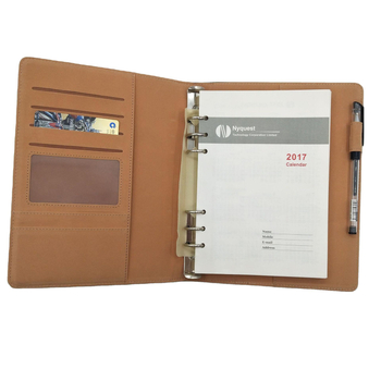 Chen Dong Manual universal pentru întâlniri din piele sintetică, model CD-B2003, husă PU, legătură cu foi detașabile, hârtie Daolin 80 g