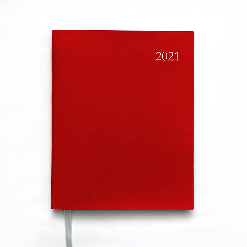 Venboo V-608 jurnal bilingv Chineză-Engleză: husă PU, hârtie offset dublă, hârtie albă pentru scris, format: două pagini pe săptămână și câte o pagină pe zi