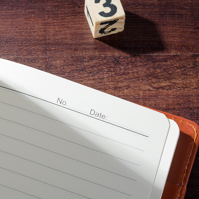 Bowposts carnețel de afaceri din piele artificială – copertă din piele artificială; închidere cu bandă lipită; Forest hârtie 70 g