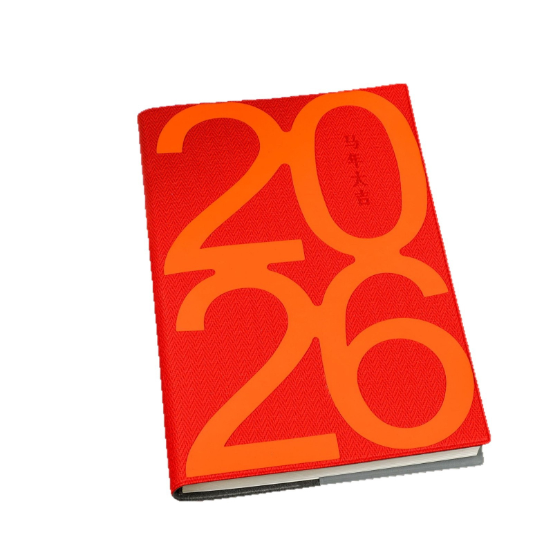 Planner personalizat și jurnal cu husă din piele PU, ștanțare aurie, buzunar pentru card