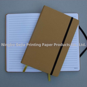 Bloc-notes cu elastic și legare cu ață | Copertă PU/piele/hârtie din piele | Hârtie interioară 70 g | Material interior: hârtie dublu adezivă | Model GJ03053