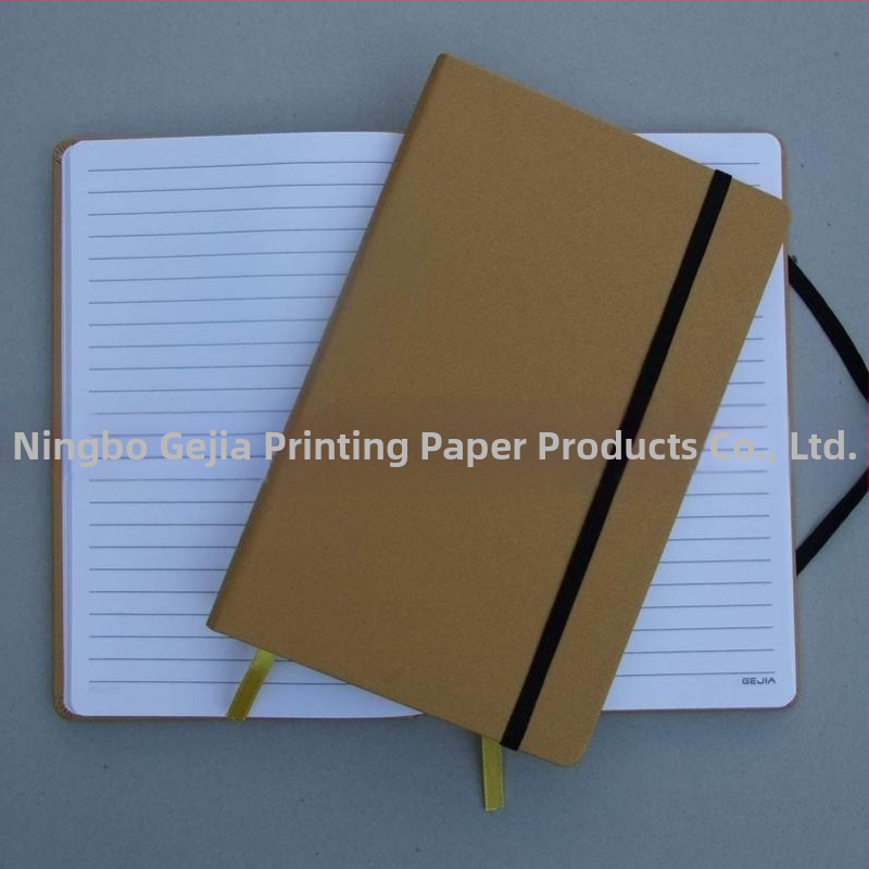 Bloc-notes cu elastic și legare cu ață | Copertă PU/piele/hârtie din piele | Hârtie interioară 70 g | Material interior: hârtie dublu adezivă | Model GJ03053