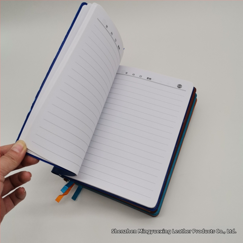 Copertă de notebook din piele PU, cu legare cu două inele, Dowling hârtie 100 g/m², clemă din fier