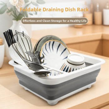 Ράφι στέγνωσης πιάτων (πλαστικό υλικό, μοντέρνος στυλ, αποστραγγιστική κατασκευή, κυκλοφόρησε το 2025)