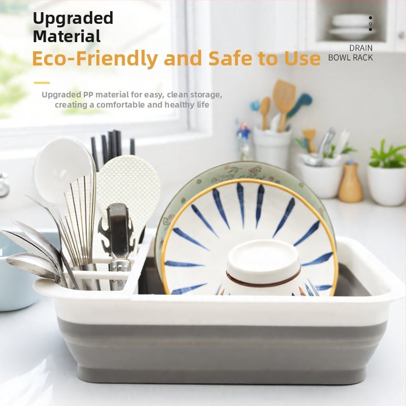 Ράφι στέγνωσης πιάτων (πλαστικό υλικό, μοντέρνος στυλ, αποστραγγιστική κατασκευή, κυκλοφόρησε το 2025)