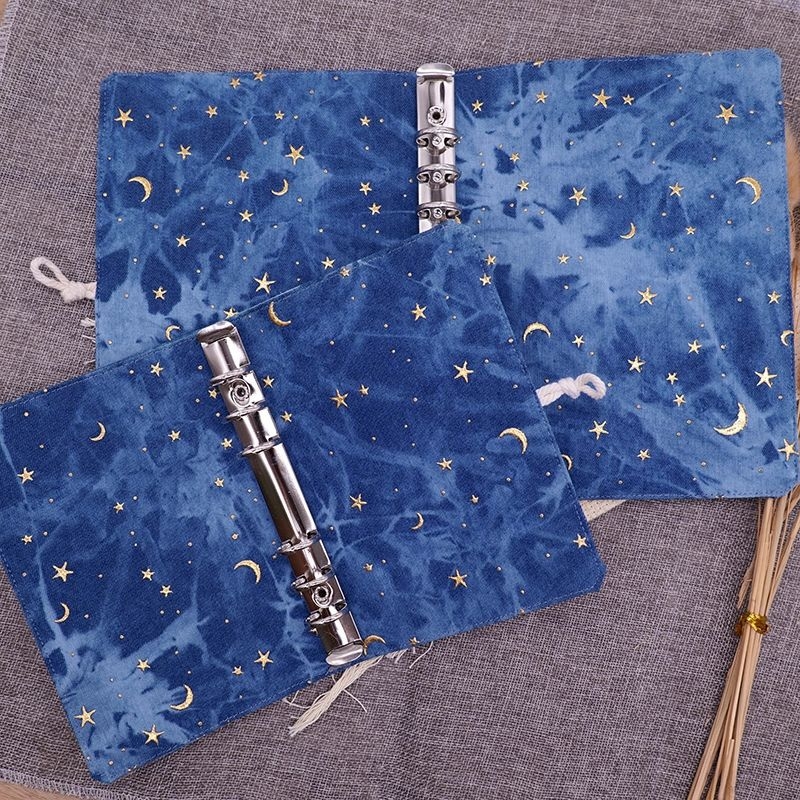 Jurnal cu cer înstelat, cu foi despărțibile, copertă din material textil, Dowling hârtie, 100 g, 100 pagini — tendințe creative