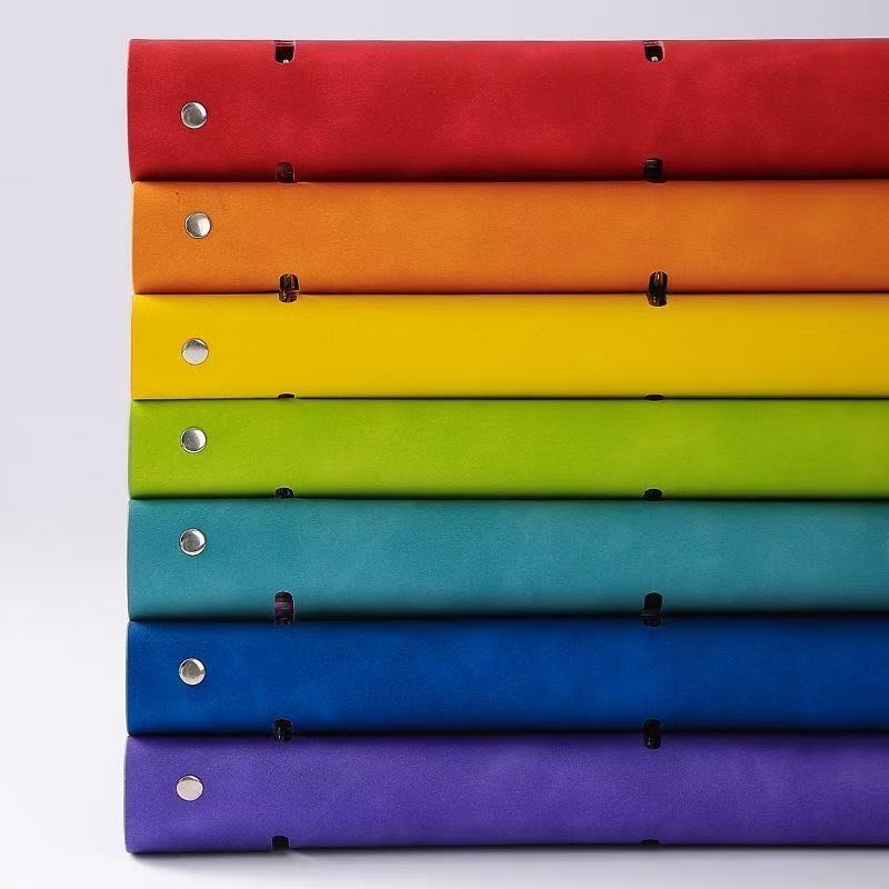 Caiet profesional din piele ecologică, copertă din piele naturală și ecologică, legare cu clemă de găuri, Dowling hârtie 80 g, model ZP-1017A