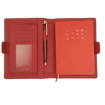 Jurnal cu copertă din piele artificială, stil birou de afaceri, 100 pagini hârtie Forest