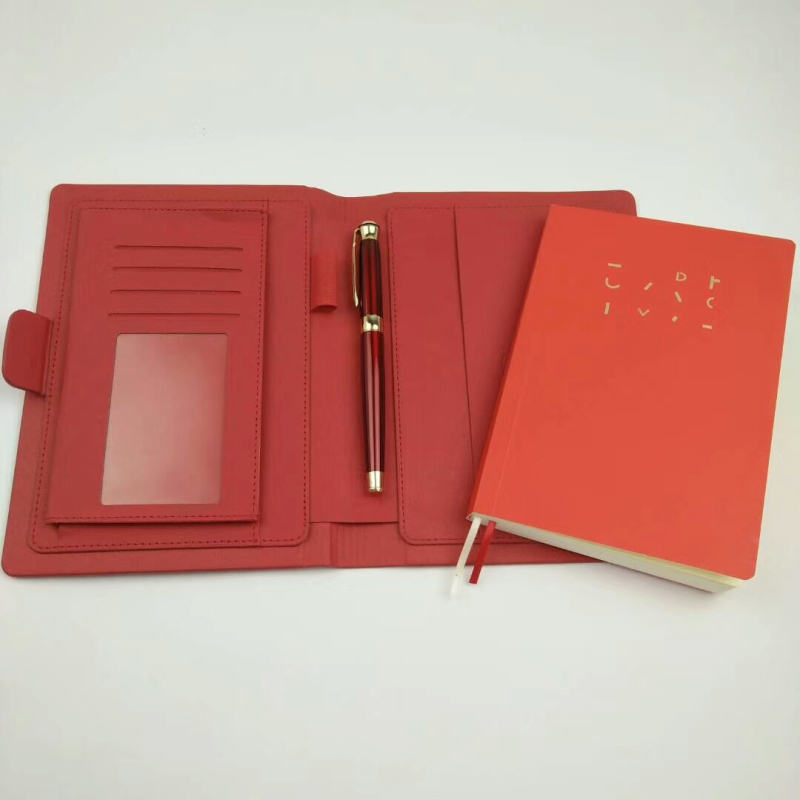 Jurnal cu copertă din piele artificială, stil birou de afaceri, 100 pagini hârtie Forest