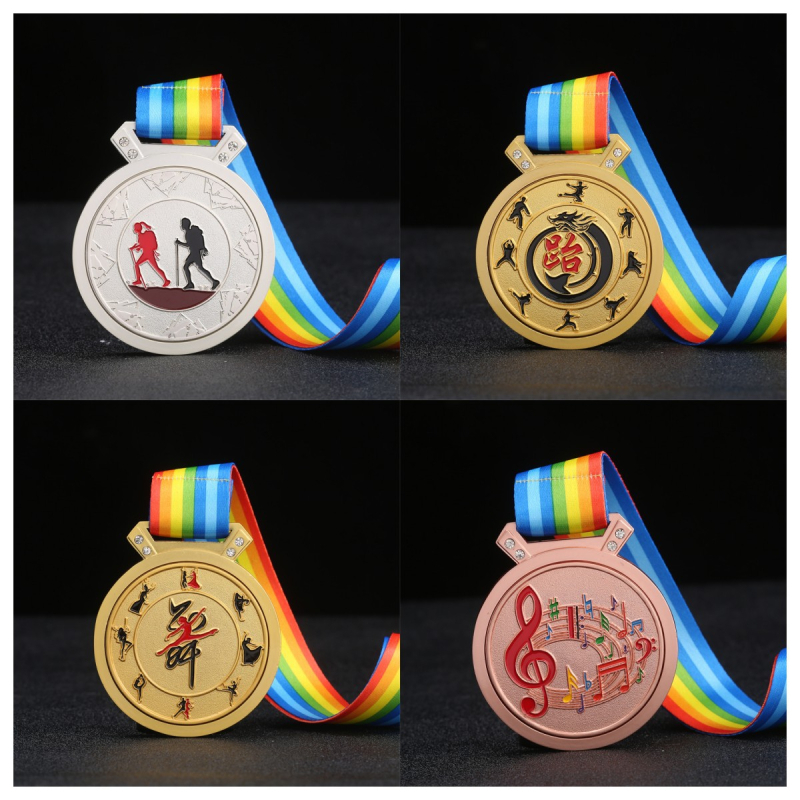 Medalii – aliaj, logo tipărit, personalizabile, utilizare autorizată, proces placare cu aur