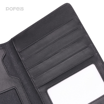 Purtător de pașaport din PU – CB01131, Pf-bh01039 model, fără legătură, conținut din piele, greutate hârtiei 0.1