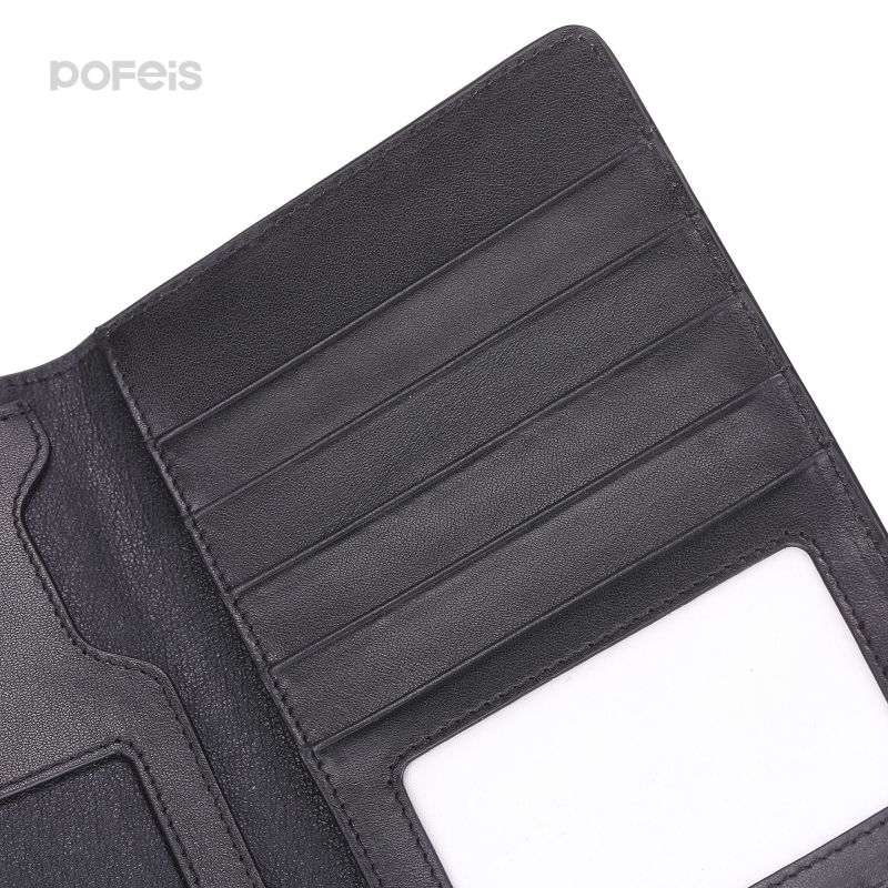 Purtător de pașaport din PU – CB01131, Pf-bh01039 model, fără legătură, conținut din piele, greutate hârtiei 0.1