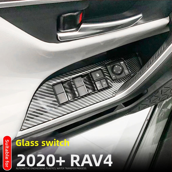 ABS interiérový modul pre Toyota RAV4 RongFang — monolitický formovaný set pre stredovú konzolu, držiak pohárov a panel prepínačov