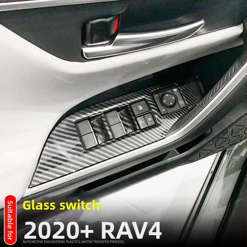 ABS interiérový modul pre Toyota RAV4 RongFang — monolitický formovaný set pre stredovú konzolu, držiak pohárov a panel prepínačov