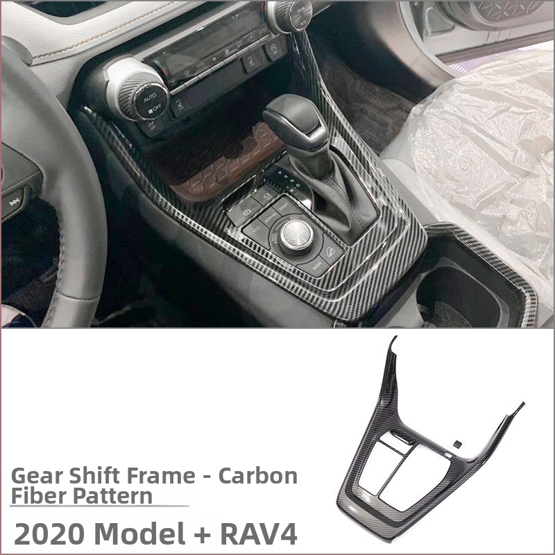 ABS interiérový modul pre Toyota RAV4 RongFang — monolitický formovaný set pre stredovú konzolu, držiak pohárov a panel prepínačov