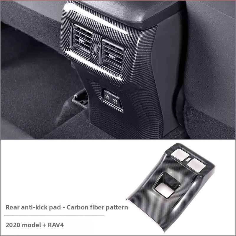 ABS interiérový modul pre Toyota RAV4 RongFang — monolitický formovaný set pre stredovú konzolu, držiak pohárov a panel prepínačov