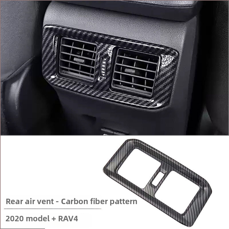 ABS interiérový modul pre Toyota RAV4 RongFang — monolitický formovaný set pre stredovú konzolu, držiak pohárov a panel prepínačov