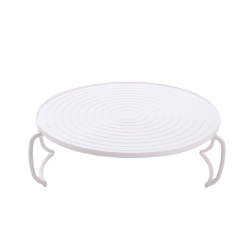 Raft rotund pliabil pentru cuptorul cu microunde – aburi, multifuncțional, portabil, fără montaj, material PP