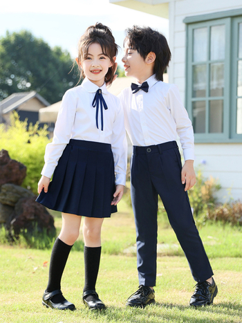 Yinuofang unisex set djece za predstave i školsku uniformu u akademskom stilu, tkanina od poliesterskog vlakna, za dob 3–8 godina