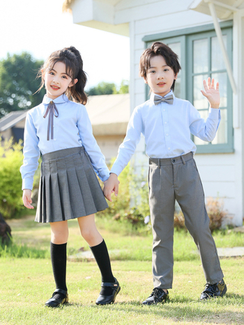 Yinuofang unisex set djece za predstave i školsku uniformu u akademskom stilu, tkanina od poliesterskog vlakna, za dob 3–8 godina