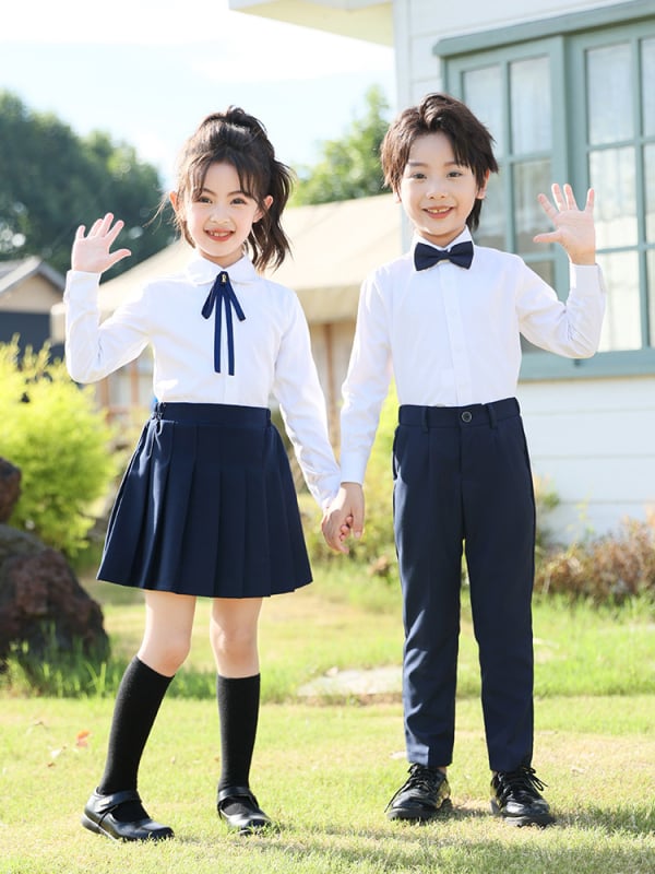 Yinuofang unisex set djece za predstave i školsku uniformu u akademskom stilu, tkanina od poliesterskog vlakna, za dob 3–8 godina