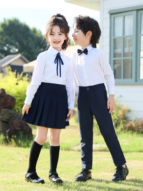 Yinuofang unisex set djece za predstave i školsku uniformu u akademskom stilu, tkanina od poliesterskog vlakna, za dob 3–8 godina