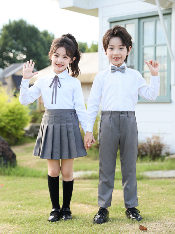 Yinuofang unisex set djece za predstave i školsku uniformu u akademskom stilu, tkanina od poliesterskog vlakna, za dob 3–8 godina