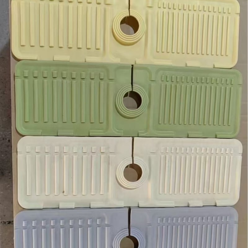 Αναβαθμισμένος σιλικόνιος πάτος αποστράγγισης βρύσης — με κουμπί, αντιολισθητικό, μοντέρνος μινιμαλιστικός σχεδιασμός, υλικό: πλαστικό, κατηγορία: δίσκος αποστράγγισης νεροχύτη, κυκλοφόρησε φθινόπωρο 2014