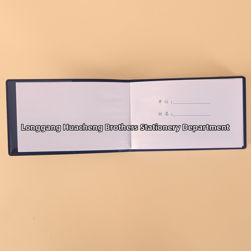 Bloc-notes de lucru portabil cu husă din piele PU și imprimare a logo-ului; legare adezivă; hârtie offset de 80 g/m²; nucleu interior îngroșat; imprimare logo disponibil