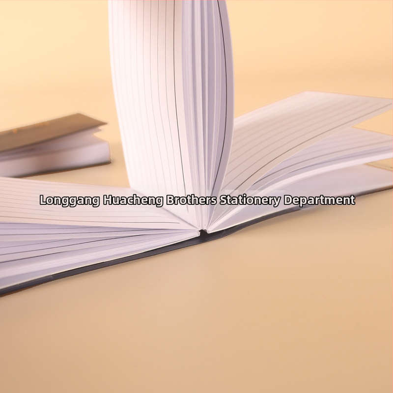 Bloc-notes de lucru portabil cu husă din piele PU și imprimare a logo-ului; legare adezivă; hârtie offset de 80 g/m²; nucleu interior îngroșat; imprimare logo disponibil