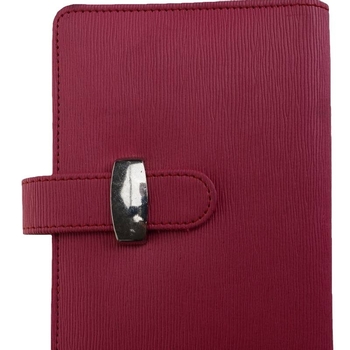 Caiet multipurpose cu pagini detașabile, buzunare pentru carduri, piele PU, logo în relief