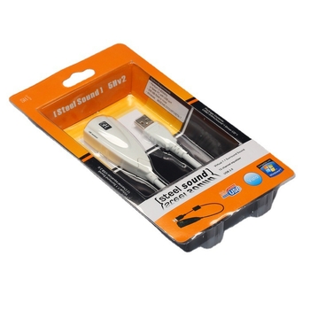 Külső USB 7.1 hangkártya 2-kanalos támogatással, Dolby Digital EX/AC-3 dekódolás, DirectSound 3D, EAX 3.0/4.0