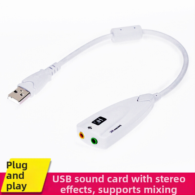 Externá USB 7.1 zvuková karta so 2-kanálovou podporou, Dolby Digital EX/AC-3 dekódovanie, DirectSound 3D, EAX 3.0/4.0