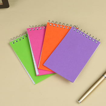 Σπειρωτό μικρό σημειωματάριο με προσαρμογή, Page wood μάρκα, χαρτί 80 g, πολλές σελίδες