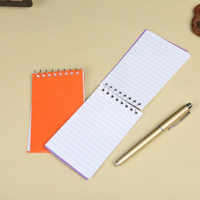 Σπειρωτό μικρό σημειωματάριο με προσαρμογή, Page wood μάρκα, χαρτί 80 g, πολλές σελίδες