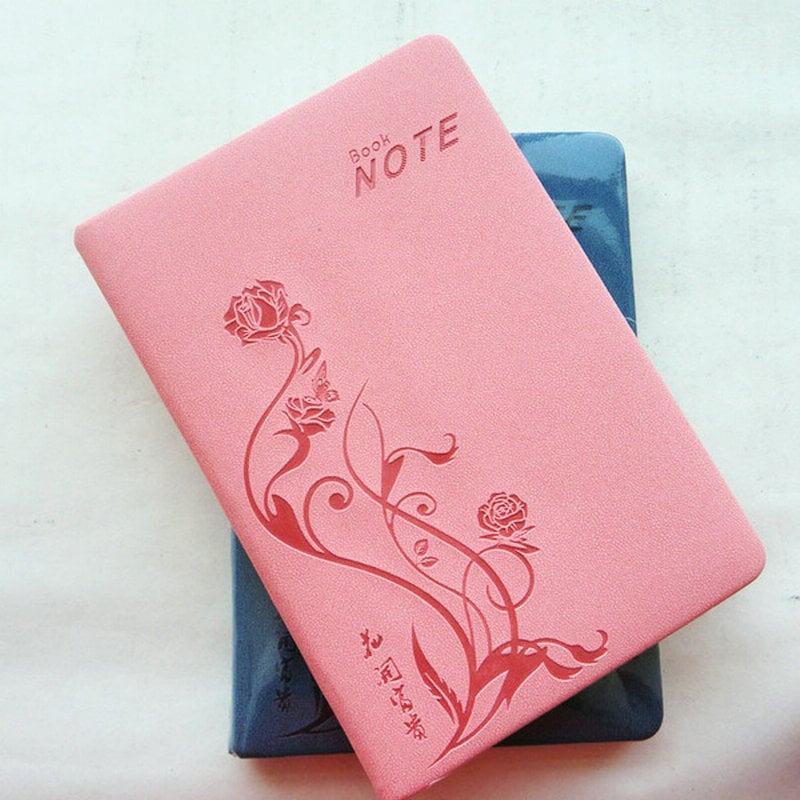 Xinlin planner din piele PU și caiet de contabilitate, legare cu sârmă, hârtie offset 80gsm, modelul 18335